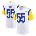 My Store LA.Rams #55 Braden Fiske Player White Home Game Stitched Jerseys