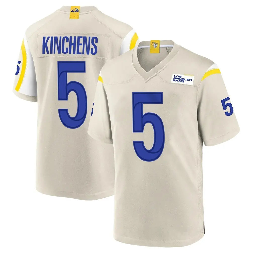 My Store LA.Rams #5 Kamren Kinchens Player Bone Home Game Stitched Jerseys