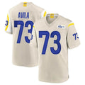 My Store LA.Rams #73 Steve Avila Player Bone Home Game Stitched Jerseys