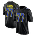My Store LA.Rams #77 Alaric Jackson Player Black Fashion Limited Home Game Stitched Jerseys