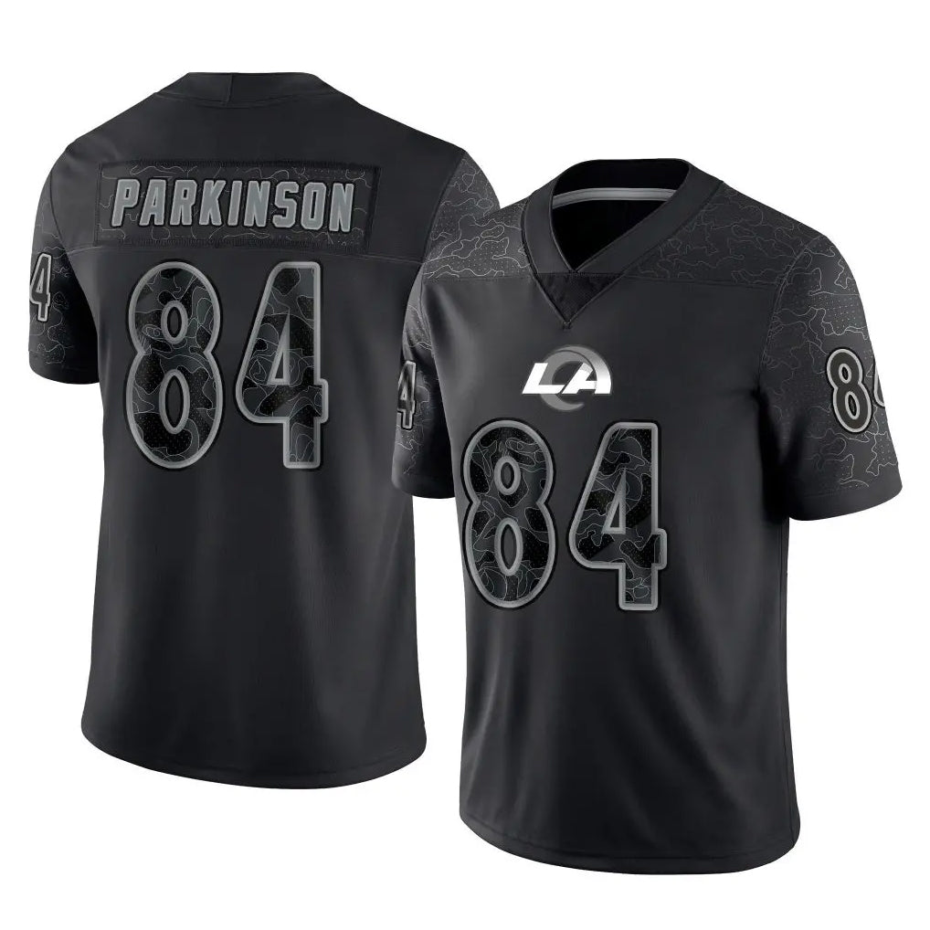 My Store LA.Rams #84 Colby Parkinson Player Black Limited Reflective Home Game Stitched Jerseys