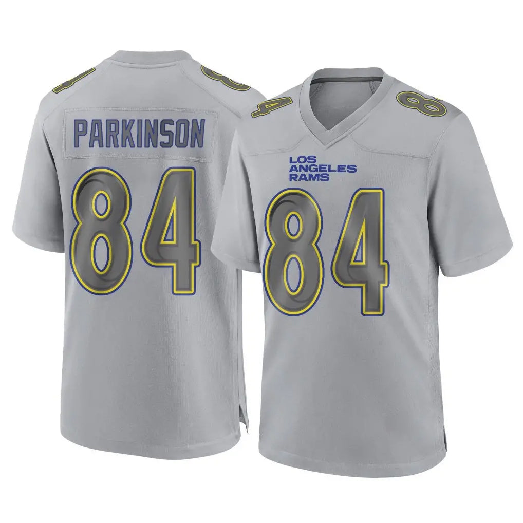 My Store LA.Rams #84 Colby Parkinson Player Gray Atmosphere Fashion Home Game Stitched Jerseys