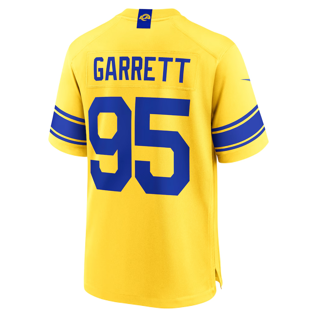 My Store LA.Rams #95 Myles Garrett Classic Sol Game Stitched Jerseys