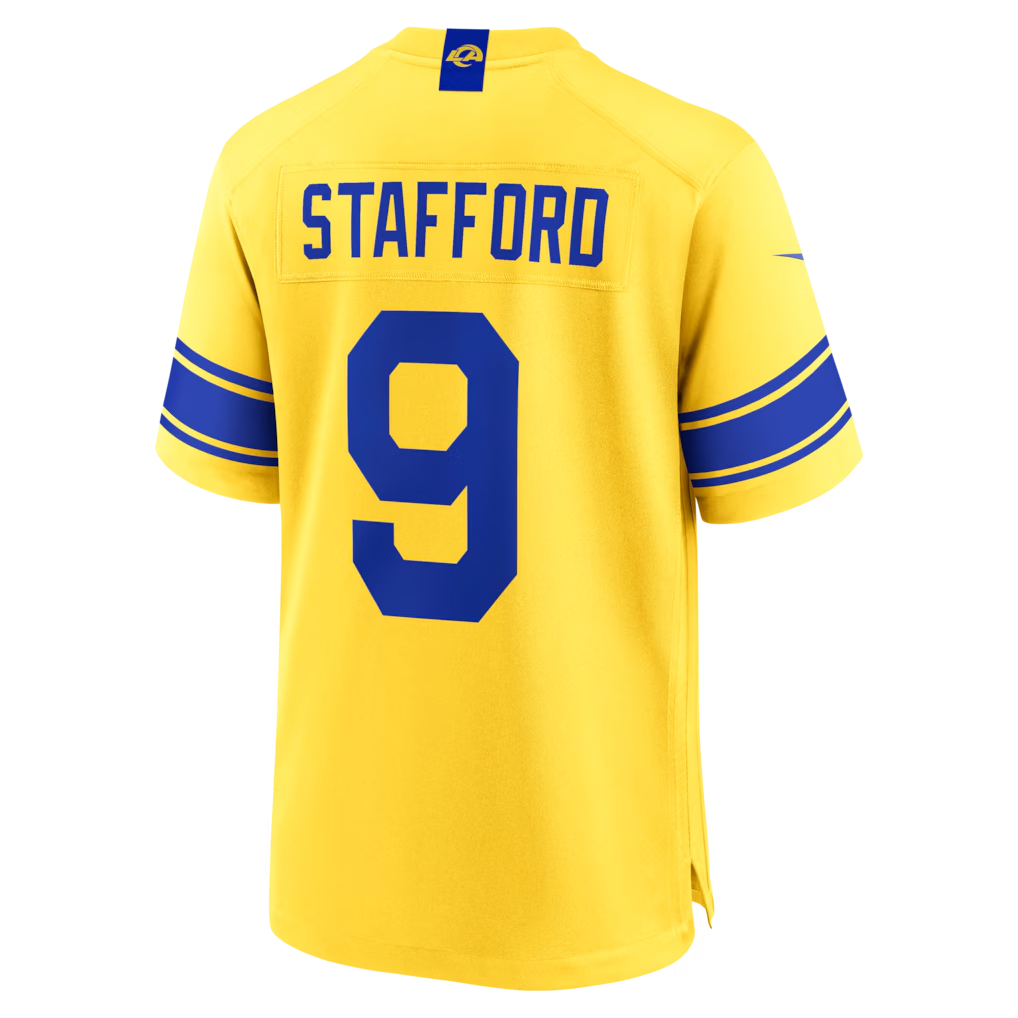 My Store LA.Rams #9 Matthew Stafford Classic Sol Game Jerseys