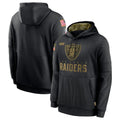 My Store LV.Raiders Black Salute to Service Hoodies Limited Game Blank Player Stitched Jerseys