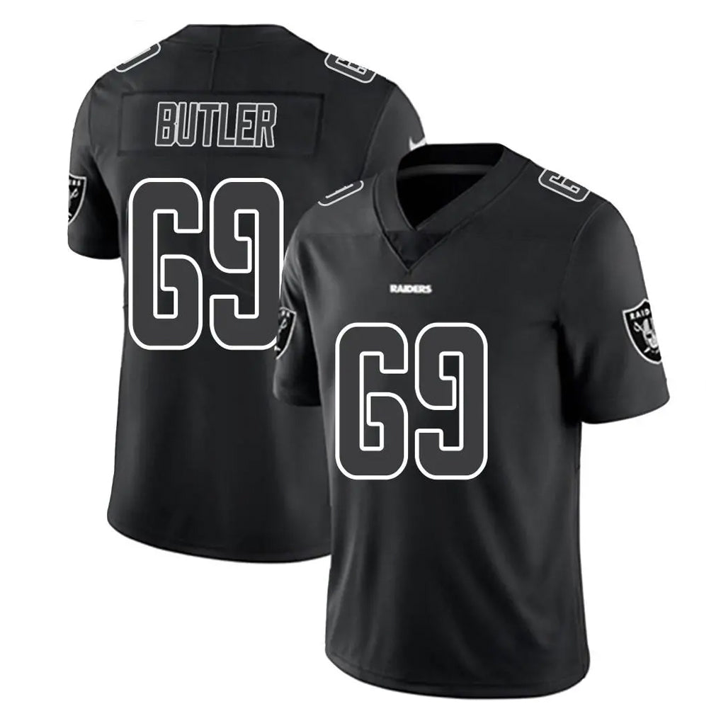 My Store LV.Raiders #69 Adam Butler Player Black Limited Black Impact Home Game Stitched Jerseys