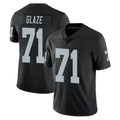 My Store LV.Raiders #71 DJ Glaze Player Black Limited Vapor Untouchable Home Game Stitched Jerseys