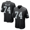 My Store LV.Raiders #74 Kolton Miller Player Black Home Game Stitched Jerseys