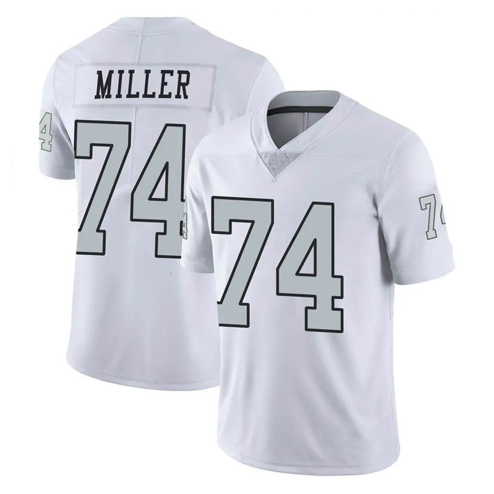My Store LV.Raiders #74 Kolton Miller Player White Limited Color Rush Home Game Stitched Jerseys