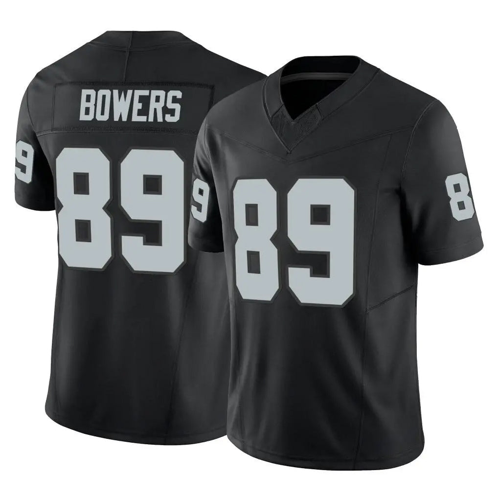 My Store LV.Raiders #89 Brock Bowers Player Black Limited Vapor F.U.S.E. Home Game Stitched Jerseys