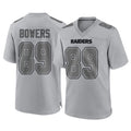 My Store LV.Raiders #89 Brock Bowers Player Gray Atmosphere Fashion Limited Game Stitched Jerseys