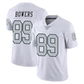 My Store LV.Raiders #89 Brock Bowers Player White Limited Color Rush Home Game Stitched Jerseys