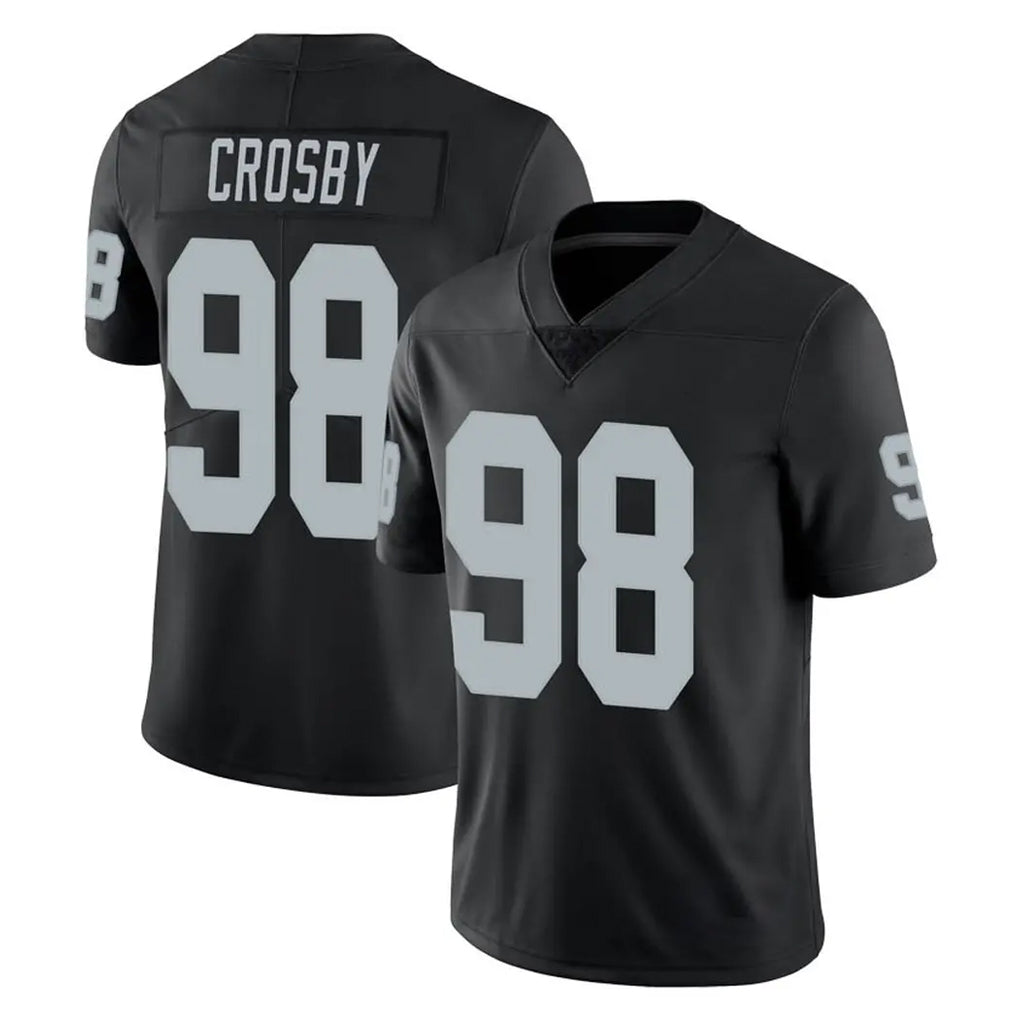 My Store LV.Raiders #98 Maxx Crosby Player Black Limited Vapor Untouchable Home Game Stitched Jerseys
