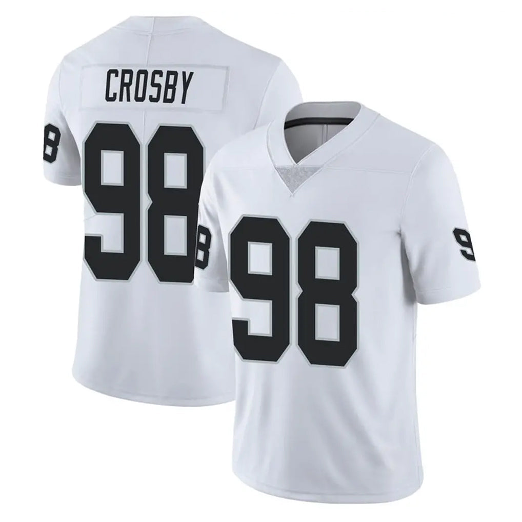 My Store LV.Raiders #98 Maxx Crosby Player White Limited Vapor Untouchable Home Game Stitched Jerseys