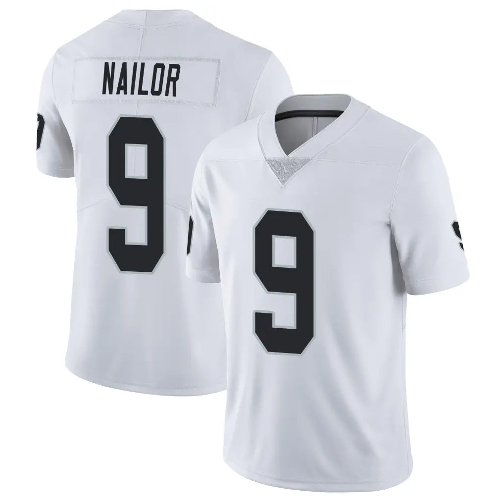 My Store LV.Raiders #9 Jalen Nailor Player White Limited Vapor Untouchable Home Game Stitched Jerseys