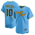 My Store M.Brewers #10 Sal Frelick Player Light Blue City Connect Home Limited Stitched Jerseys
