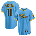My Store M.Brewers #11 Jackson Chourio Player Light Blue City Connect Home Game Stitched Jerseys