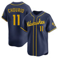 My Store M.Brewers #11 Jackson Chourio Player Navy Home Limited Stitched Jerseys