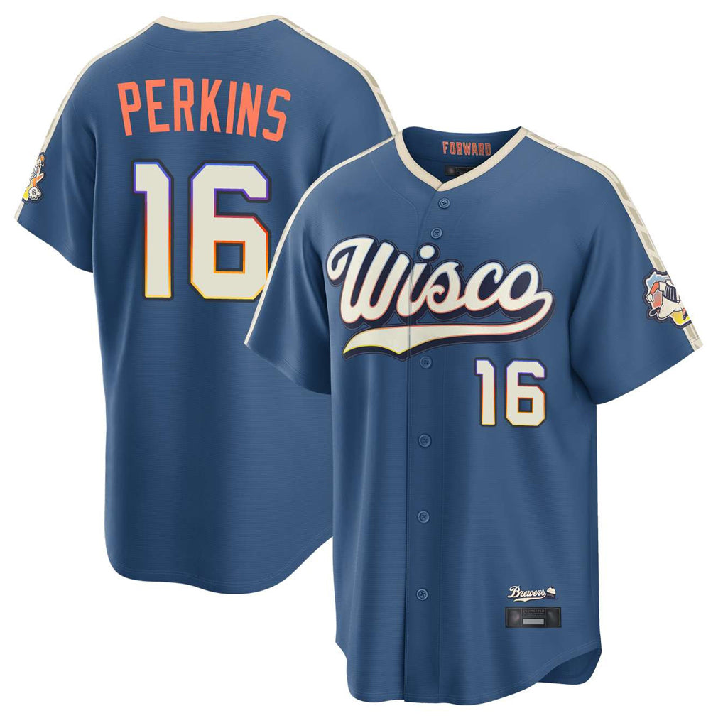 My Store M.Brewers #16 Blake Perkins Player Blue 2026 City Connect Home Game Stitched Jerseys