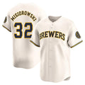 My Store M.Brewers #32 Jacob Misiorowski Player Cream Limited Game Stitched Jerseys