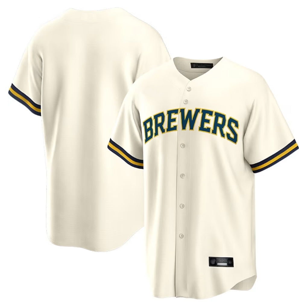 My Store M.Brewers ## Brewers Blank Player Cream Home Game Stitched Jerseys