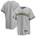 My Store M.Brewers ## Brewers Blank Player Gray Home Game Stitched Jerseys