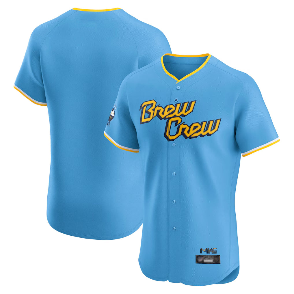 My Store M.Brewers ## Brewers Blank Player Light Blue City Connect Home Limited Elite Stitched Jerseys