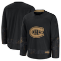 My Store M.Canadiens Black 2024 Military Appreciation Practice Jerseys