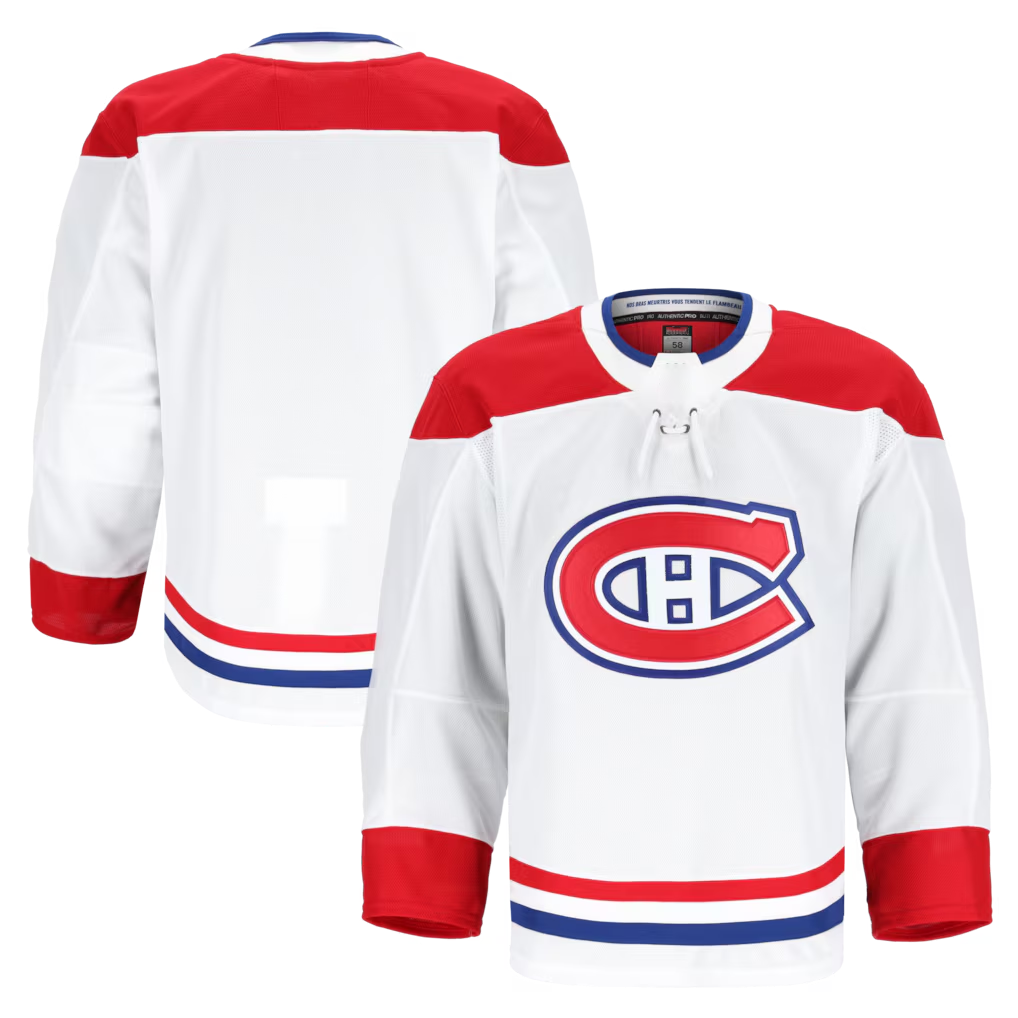 My Store M.Canadiens White Away Authentic Pro Jerseys