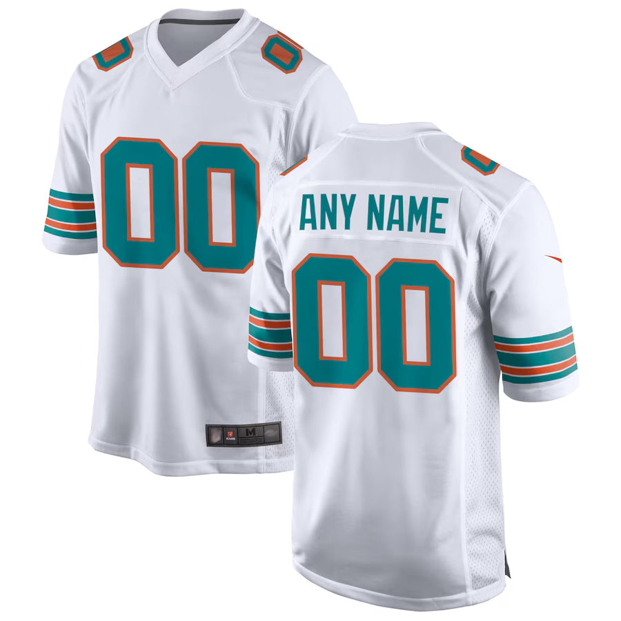 My Store Custom M.Dolphins Game Secondary Alternate Stitched Jerseys