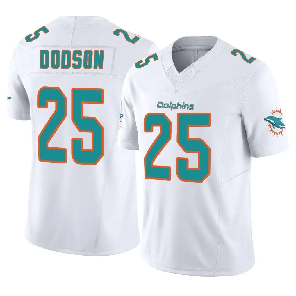 My Store M.Dolphins #25 Tyrel Dodson Player White Limited Vapor F.U.S.E. Home Game Stitched Jerseys