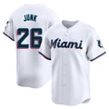 My Store M.Marlins #26 Janson Junk Player White  Home Limited Elite Stitched Jerseys