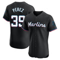 My Store M.Marlins #39 Eury Perez Player Black Vapor Home Limited Elite Stitched Jerseys