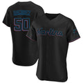 My Store M.Marlins #50 Agustin Ramirez Player Black Home Limited Elite Stitched Jerseys