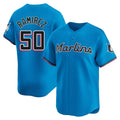 My Store M.Marlins #50 Agustin Ramirez Player Blue Home Limited Stitched Jerseys