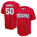 My Store M.Marlins #50 Agustin Ramirez Player Red City Connect Home Game Stitched Jerseys