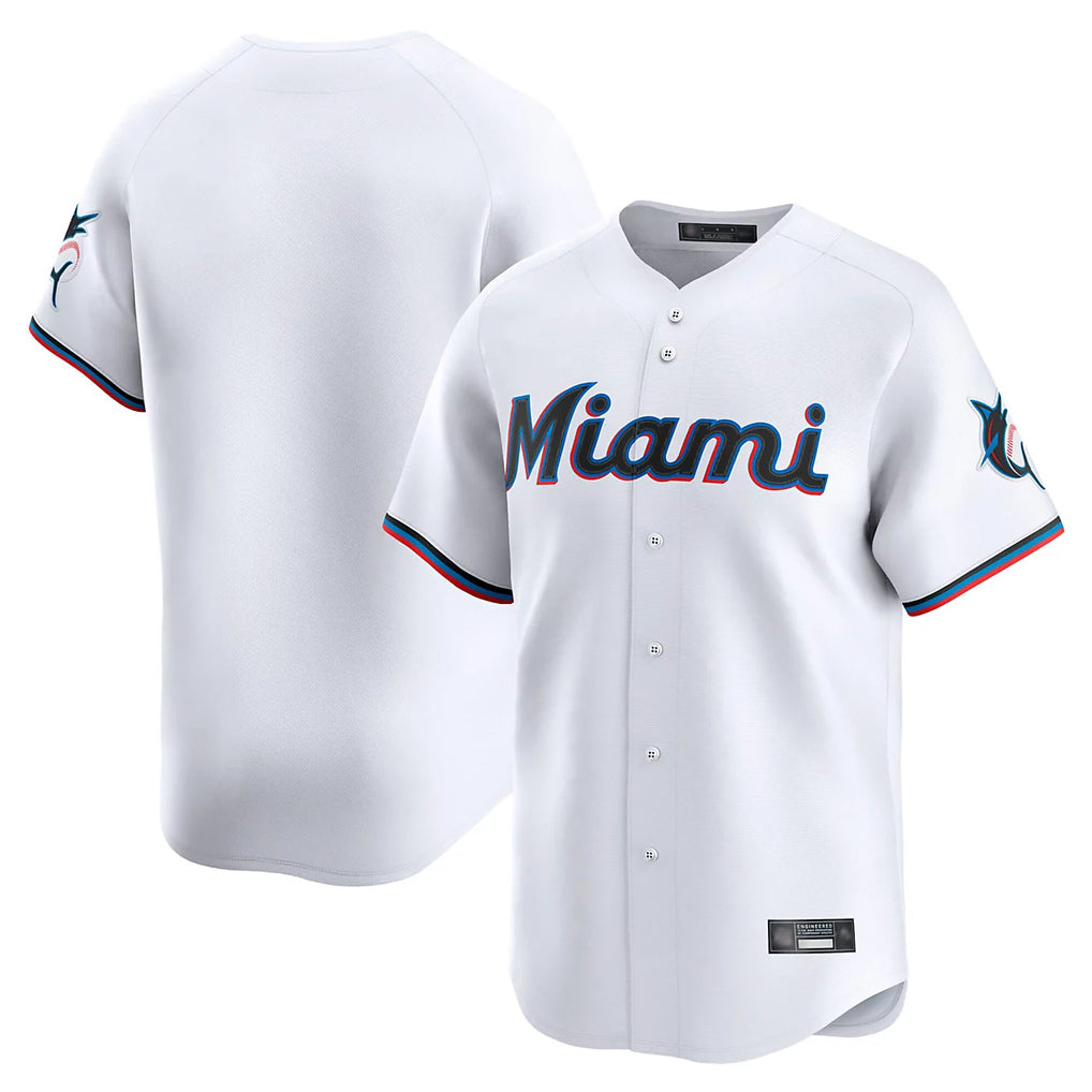 My Store M.Marlins ## Marlins Blank Player White  Home Limited Stitched Jerseys
