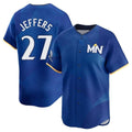 My Store M.Twins #27 Ryan Jeffers Player Royal City Connect Limited Home Stitched Jerseys