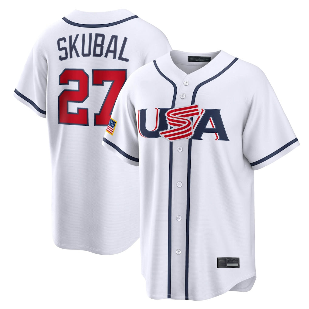 My Store M.Twins #27 Ryan Jeffers Player White USA 2026 World Classic Limited Home Stitched Jerseys