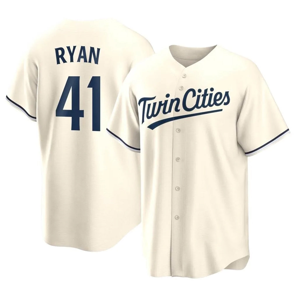 My Store M.Twins #41 Joe Ryan Player Cream Game Limited Home Stitched Jerseys