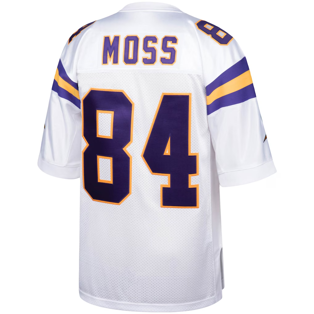 My Store M.Vikings 2000 #84 Randy Moss Mitchell & Ness White Authentic Throwback Retired Player Jersey Puhic Game Stitched Jerseys