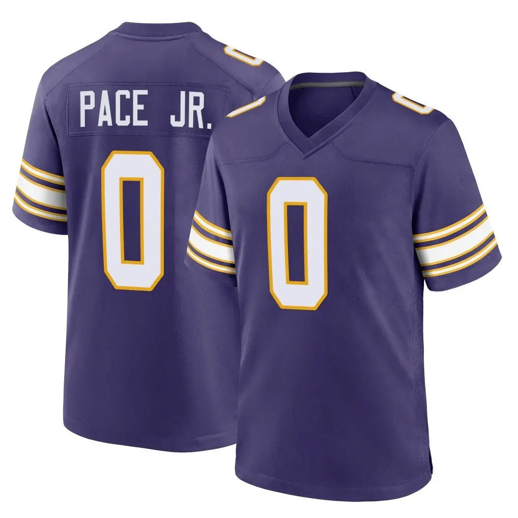 My Store M.Vikings #0 Ivan Pace Jr. Player Purple Classic Home Game Stitched Jerseys
