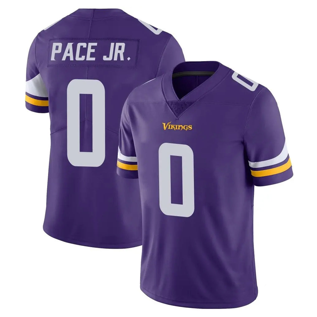 My Store M.Vikings #0 Ivan Pace Jr. Player Purple Limited Vapor Untouchable Home Game Stitched Jerseys