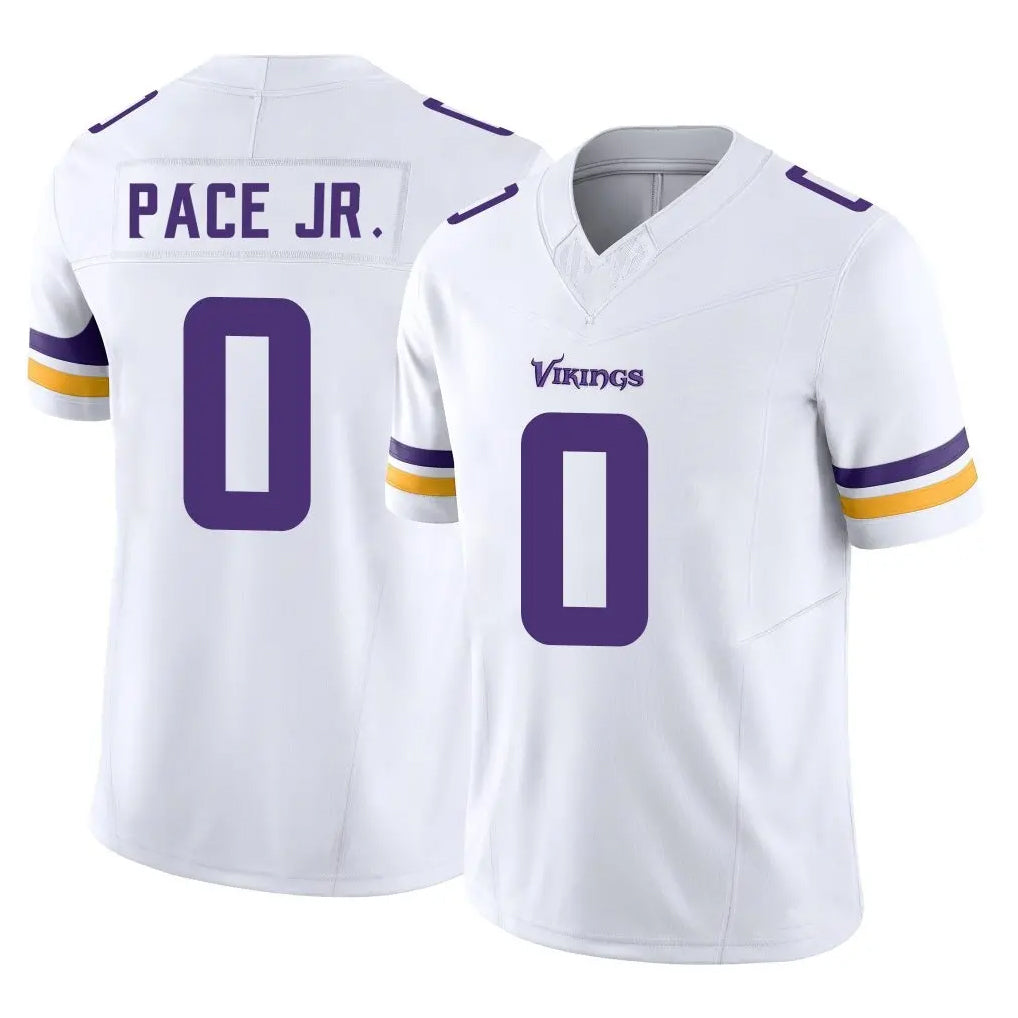 My Store M.Vikings #0 Ivan Pace Jr. Player White Limited Vapor F.U.S.E. Home Game Stitched Jerseys