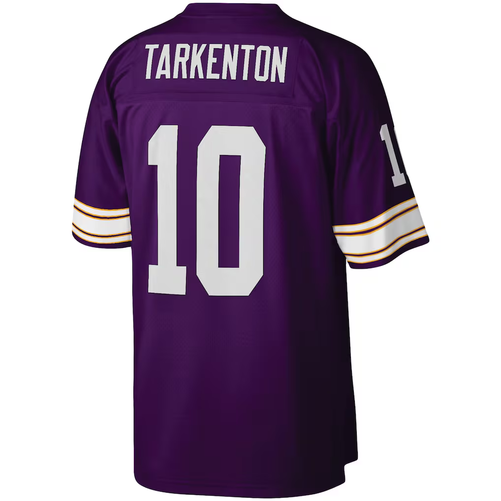 My Store M.Vikings #10 Fran Tarkenton Mitchell & Ness Purple Legacy Replica Stitched Jerseys