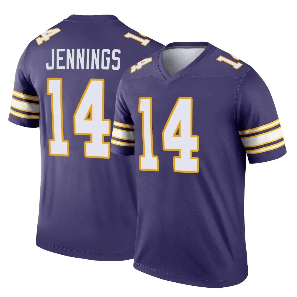 My Store M.Vikings #14 Jauan Jennings Player Purple Limited Classic Home Game Stitched Jerseys