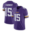 My Store M.Vikings #15 Dallas Turner Player Purple Limited Vapor Untouchable Home Game Stitched Jerseys