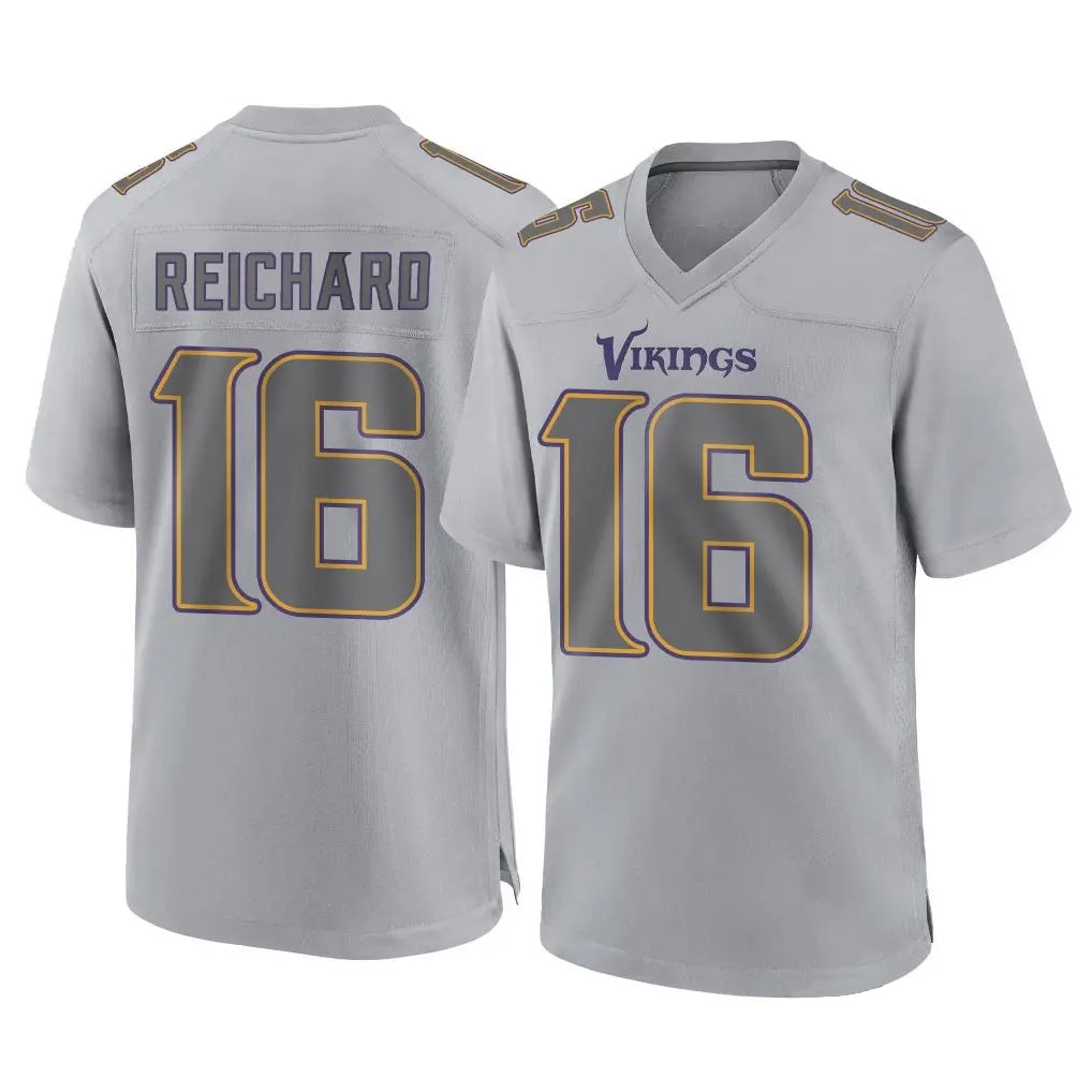 My Store M.Vikings #16 Will Reichard Player Gray Atmosphere Fashion Home Game Stitched Jerseys