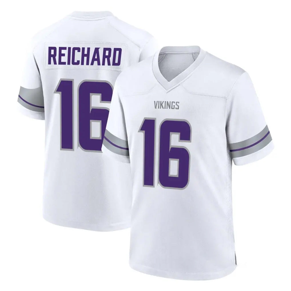 My Store M.Vikings #16 Will Reichard Player White Alternate Home Game Stitched Jerseys
