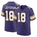 My Store M.Vikings #18 Justin Jefferson Player Purple Classic Home Game Stitched Jerseys